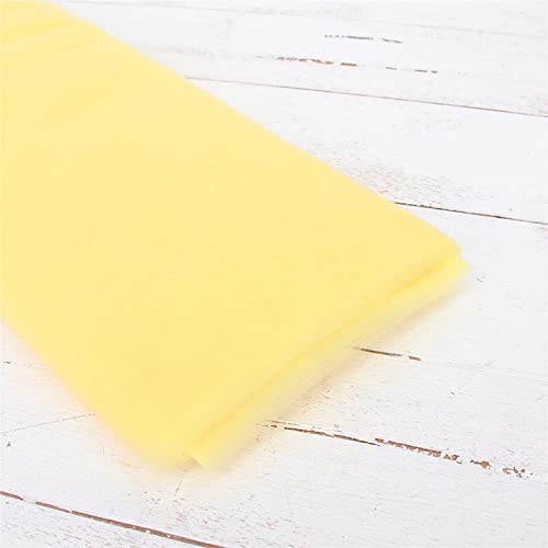 INKAJ Multi Purpose Solid Nylon Soft Net Combination Fabric - for Wedding, Parties, Costumes, and Decoration (16.4 x 4 Feet, Cream) - Image 2