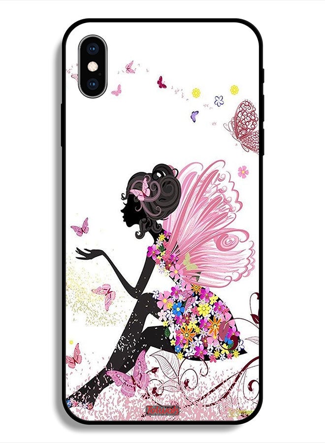 Tolwak Protective Case For Apple iPhone X Butterfly Girl Artwork - Image 1