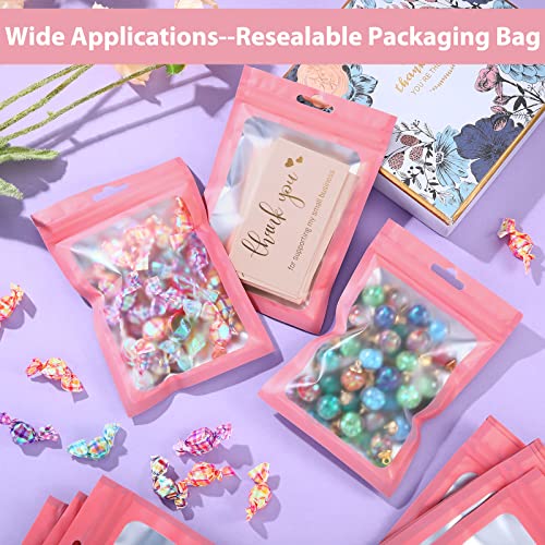 Epakh 1140 Pieces Thank You Card and Sticker Set Multicolor Classic Style Suitable Include 100 Thank You Business Cards 1000 Roll Labels 40 Packaging Bags for Business Wedding(Classic Style) - Image 5