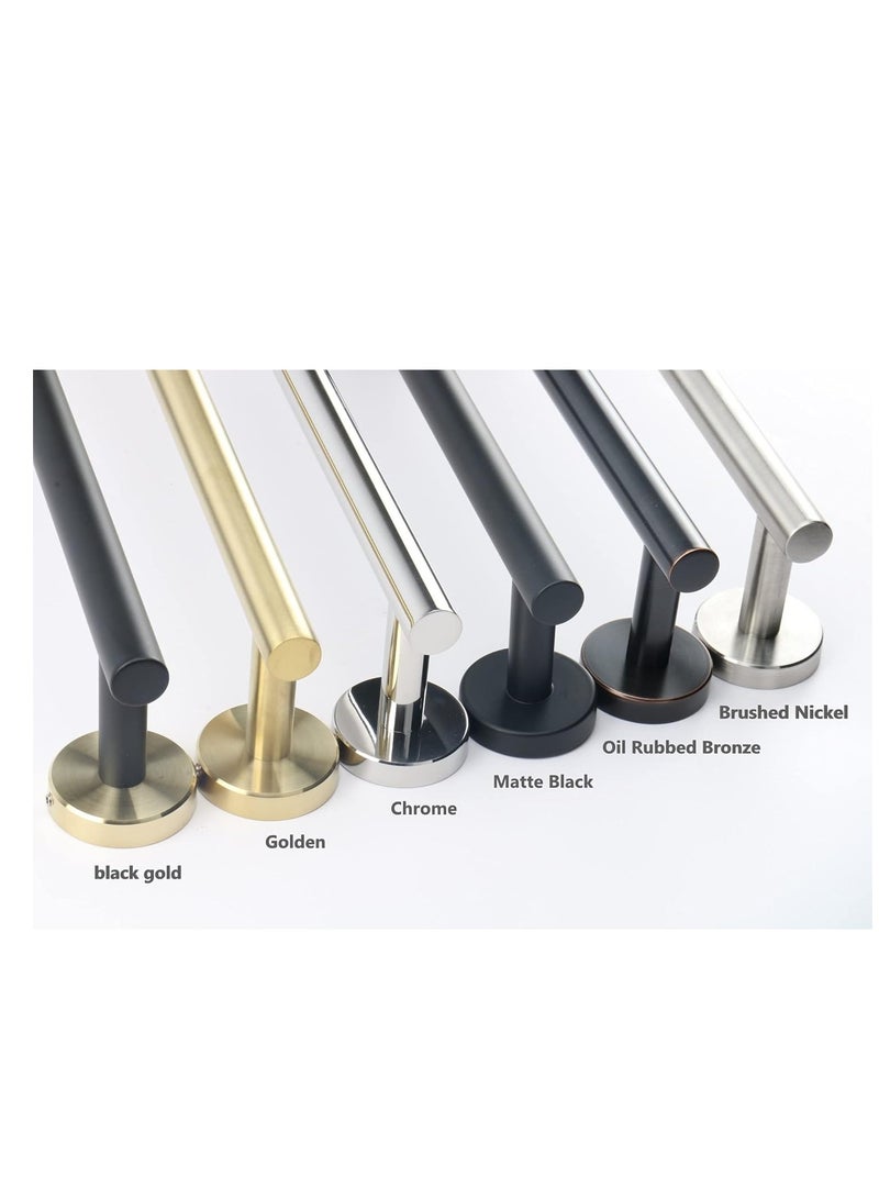 Bathroom Hardware Set SUS304 Stainless Steel-Towel Rack Set Include Lengthen Hand Towel Bar+Toilet Paper Holder+3 Robe Towel Hooks Bathroom Accessories Towel Bar Set(16IN) - Image 2