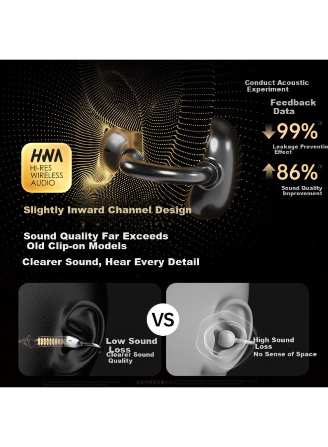Viken  New Berlin Sound Bone Conduction Bluetooth Ear Clip Wireless Open Sport Running Non-in-ear Ear Hook Long Battery Life Uni Earphones - Image 2