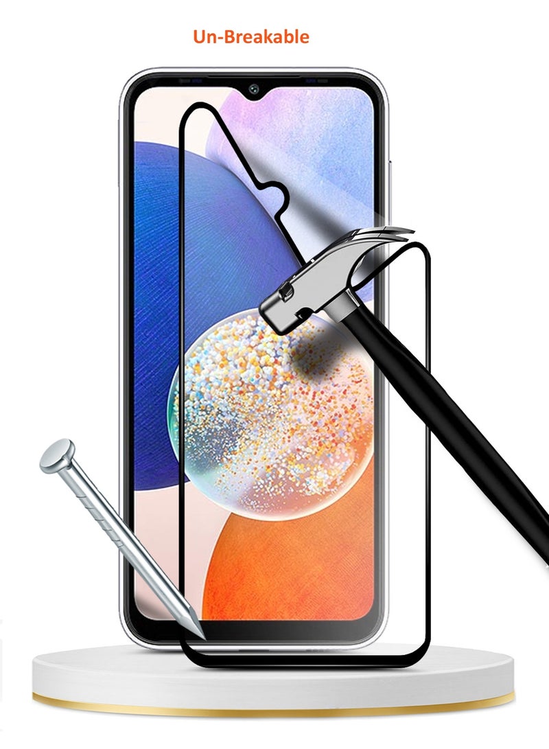 Wtech Nano Ceramic Edge To Edge Anti Fingerprint Full Glue Flexible Matte Screen Protector For Samsung Galaxy A14 5G 2023 Clear - Image 2