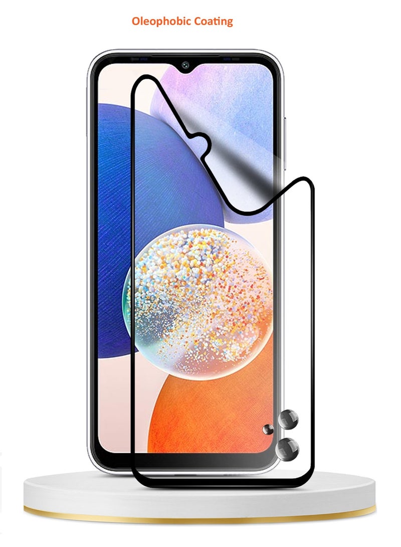 Wtech Nano Ceramic Edge To Edge Anti Fingerprint Full Glue Flexible Matte Screen Protector For Samsung Galaxy A14 5G 2023 Clear - Image 4