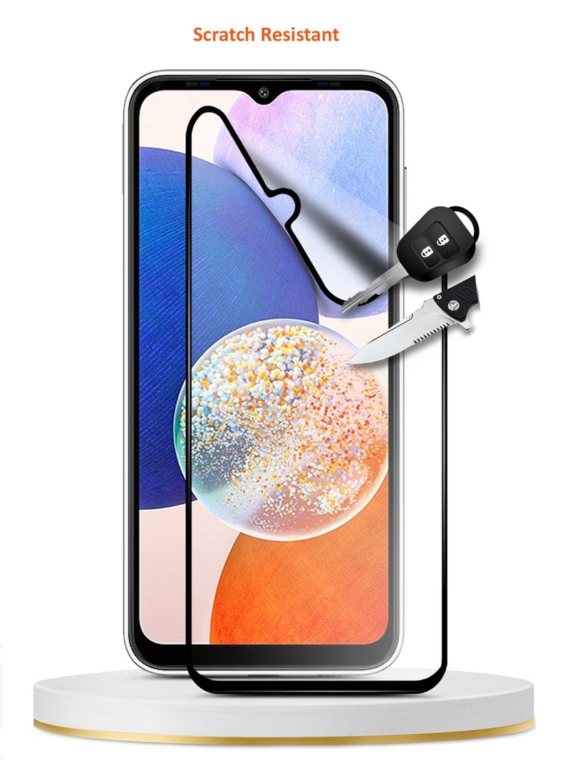 Wtech Nano Ceramic Edge To Edge Anti Fingerprint Full Glue Flexible Matte Screen Protector For Samsung Galaxy A14 5G 2023 Clear - Image 3