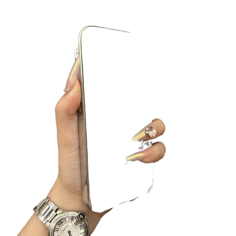 غطاء واقي بFabric باللون أخضر مضاد للانزلاق لـ iPhone 14 / 14 Plus / 14 Pro / 14 Pro Max مع حافة مطلية بالكهرباء وحماية العدسة مع قبضة مضادة للانزلاق مع مقاوم للخدش - Image 2