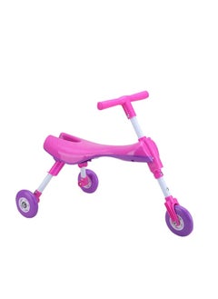 LB Toddler 3-Wheel Folding Ride-On Toy No Assembly Required Baby Walking Tricycle EVA/Urethane Wheels  - Image 3