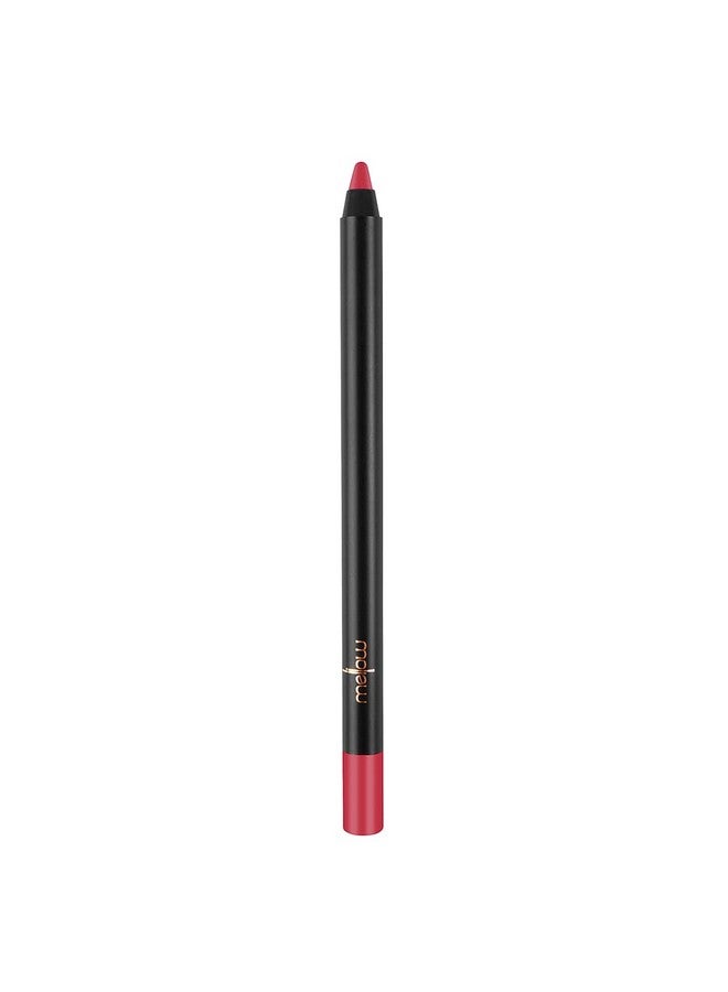 MELLOW Cosmetics Gel Lip Pencil Matte Liner For Women Long Lasting & No Bleeding Organic Natural Vegan Cruelty Free Paraben Free Makeup Ruby Ruby - Image 2