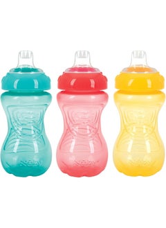 Nuby Nuby 3 Pack No Spill Toddler Sippy Cups  - Image 1