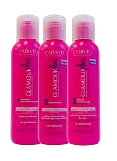 Cadiveu 3-Piece Glamour Plus Hair Smoothing Kit 110ml  - Image 2