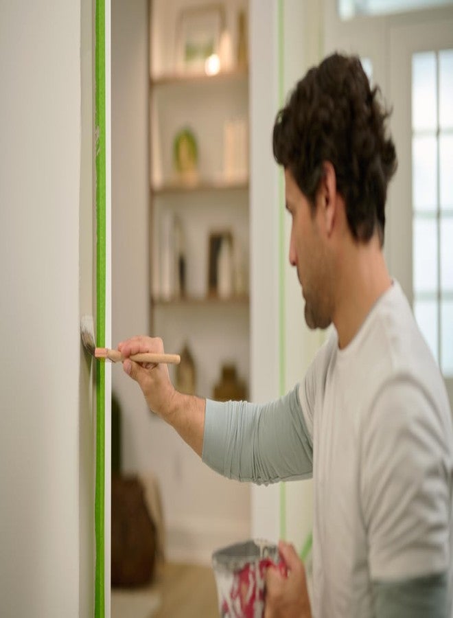 فروغ تايب شريط FROGTAPE متعدد الأسطح للرسامين مع كتلة طلاء، عرض 2 بوصة (1.88 بوصة × 60 ياردة)، التصاق متوسط، أخضر، عبوة من 8 قطع (1358464) - Image 4