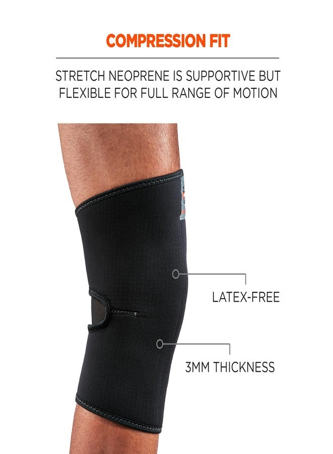 Ergodyne ProFlex 600 Neoprene Knee Sleeve Support, Mild Compression Fit, Breathable Mesh - Image 3
