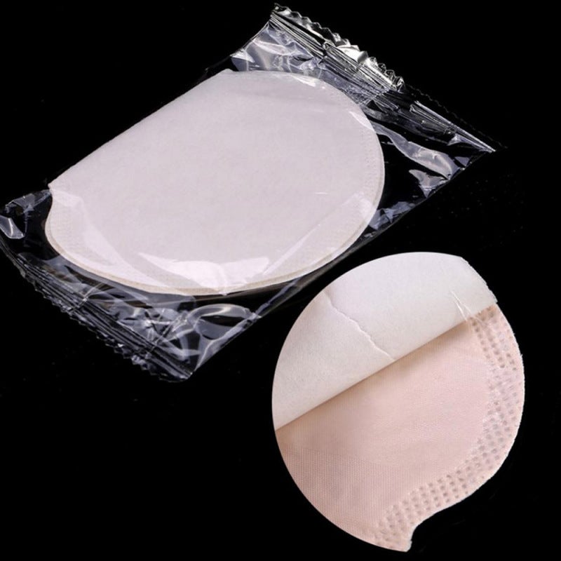 Underarm Sweat Pads: 50pcs White - Non-slip Durable Soft Comfortable Sweat-absorbent Pads for Underarm Foot Use, Men Women Children - Image 3