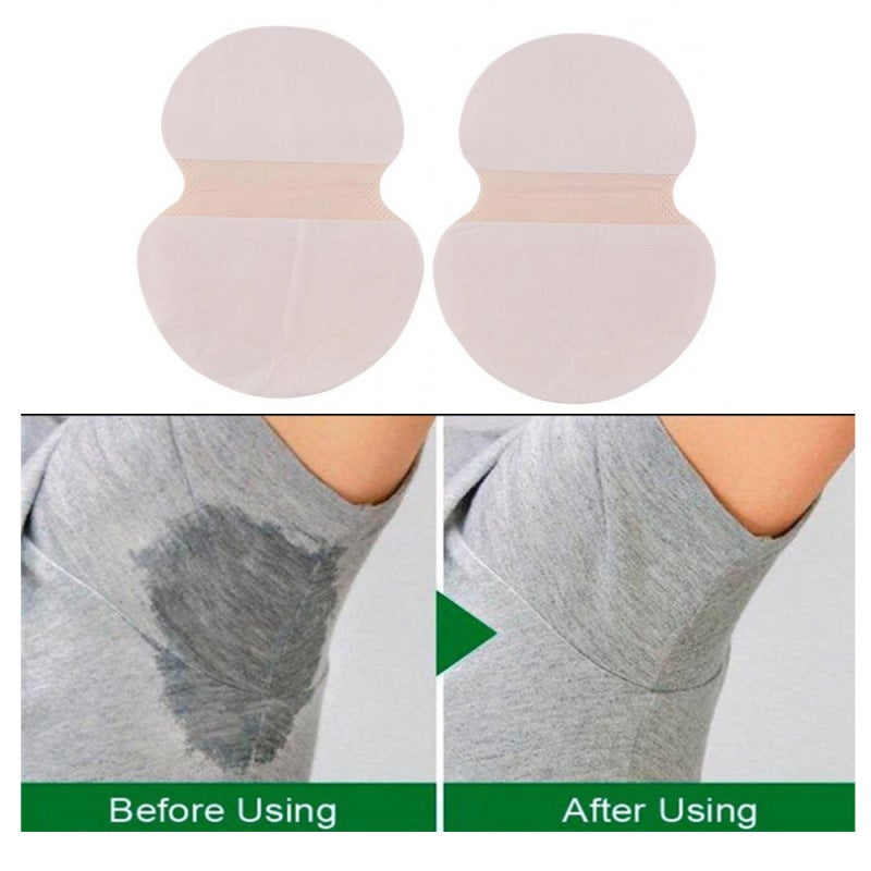 Underarm Sweat Pads: 50pcs White - Non-slip Durable Soft Comfortable Sweat-absorbent Pads for Underarm Foot Use, Men Women Children - Image 5