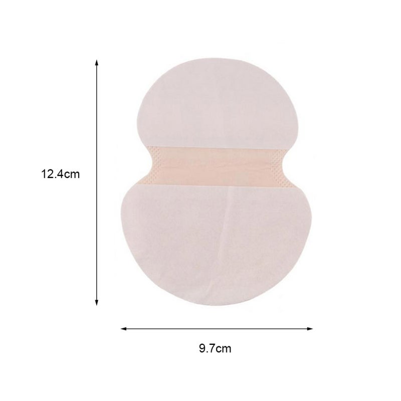 Underarm Sweat Pads: 50pcs White - Non-slip Durable Soft Comfortable Sweat-absorbent Pads for Underarm Foot Use, Men Women Children - Image 2