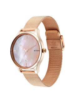 TITAN Women's Analog Round Shape Metal Wrist Watch - 2670WM09 - 43 Mm  - Image 3