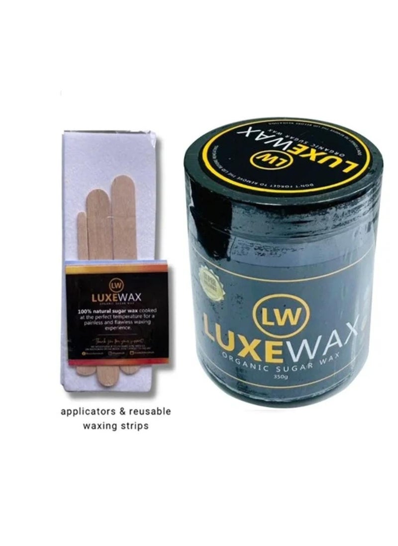 Luxewax Organic Sugar Wax 350gm  - Image 2