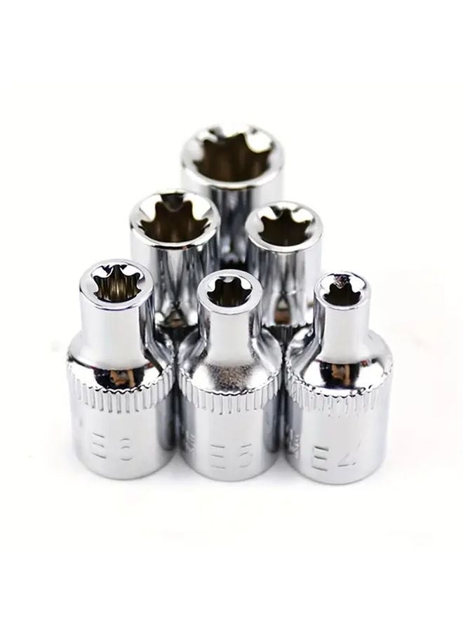 6 Piece Hexagon Spinner Set Sizes E4 E5 E6 E7 E8 E10 - Image 2