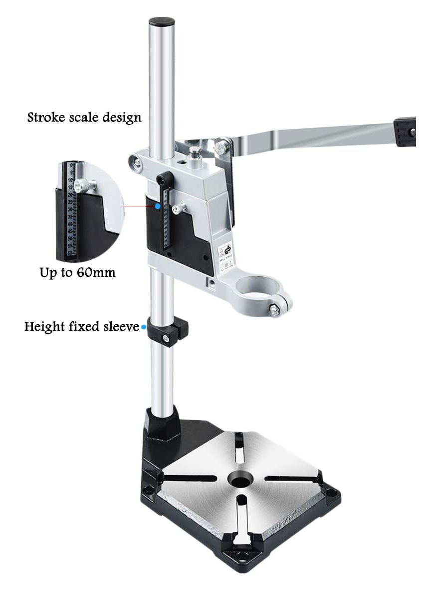 MLD MLD Universal Portable Mini Electric Drill Grinder Holder Stand Multifunctional Clamp Support Accessory Bench Tool Base Cast Iron 400mm Type Stand  - Image 4