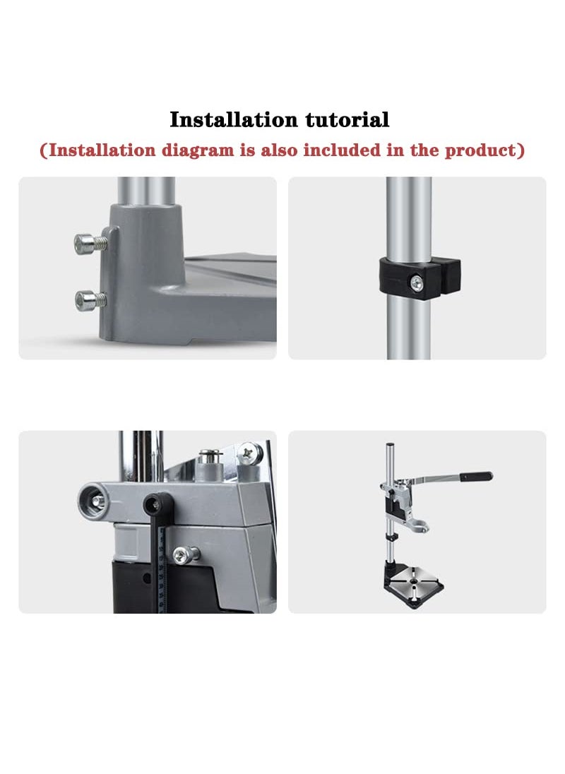 MLD MLD Universal Portable Mini Electric Drill Grinder Holder Stand Multifunctional Clamp Support Accessory Bench Tool Base Cast Iron 400mm Type Stand  - Image 5