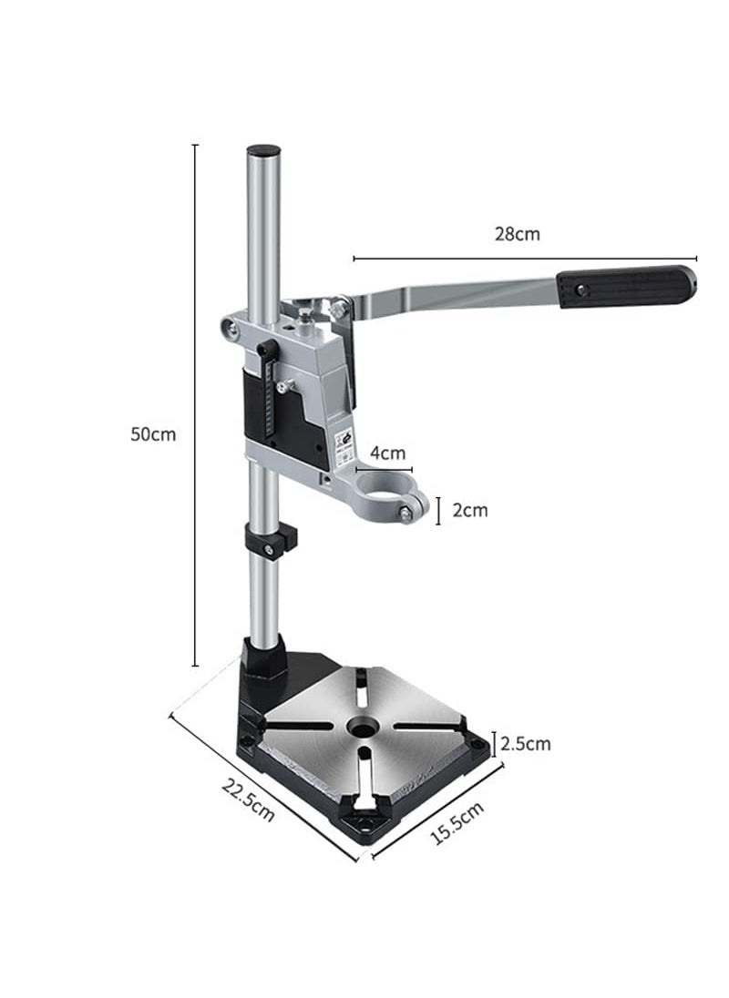 MLD MLD Universal Portable Mini Electric Drill Grinder Holder Stand Multifunctional Clamp Support Accessory Bench Tool Base Cast Iron 400mm Type Stand  - Image 3