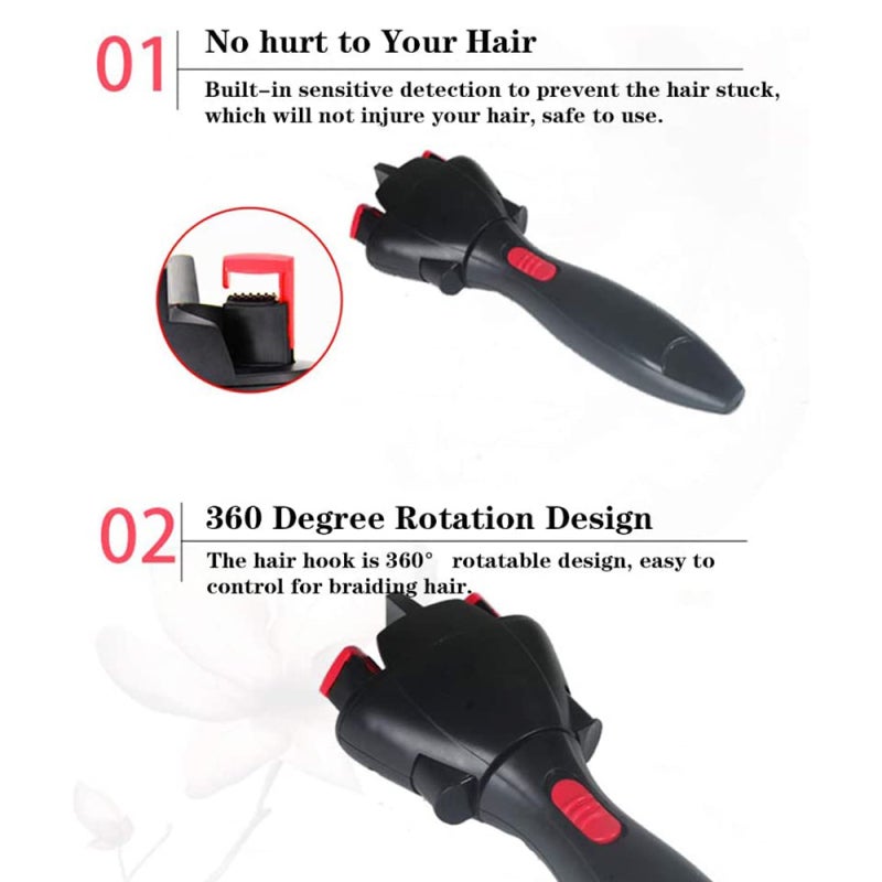 Electric Hair Braider Automatic Quick Twist Twister Hair Braiding Tool Smart DIY Hair Tools Hair Braider Machine Braid Maker for Hair Styling - Image 3