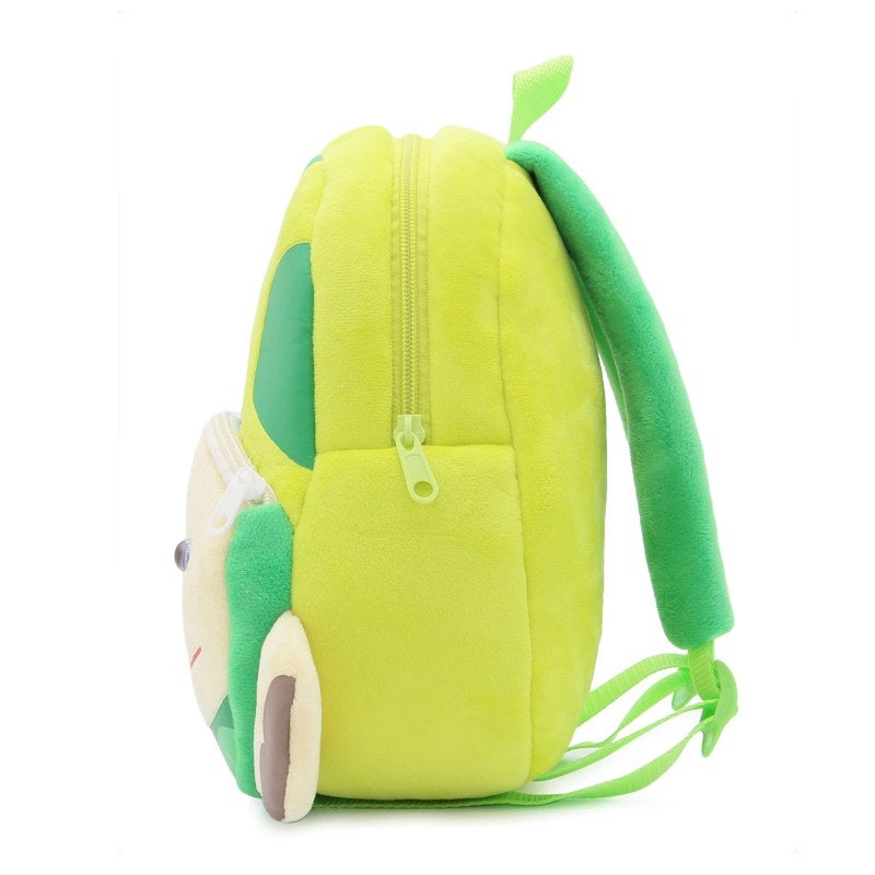 Plush Kids Backpack, Turtle Animal Design, Soft Lightweight School Bag for Toddlers and Preschool Kids - Image 4