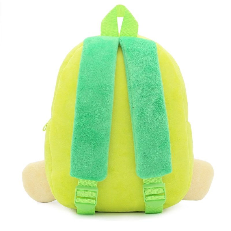 Plush Kids Backpack, Turtle Animal Design, Soft Lightweight School Bag for Toddlers and Preschool Kids - Image 5