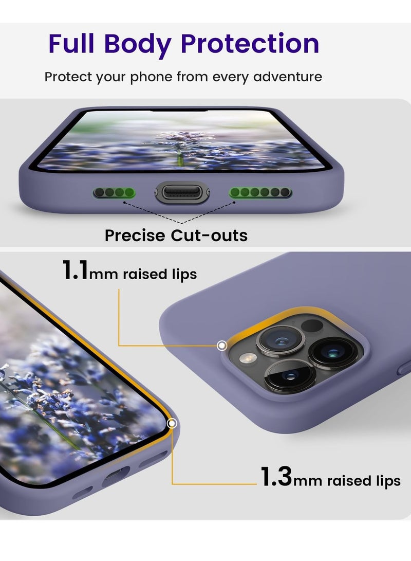 BORTONY iPhone 12 Pro Max Case Liquid Silicone Anti Scratch Anti Fingerprint Soft Silky Touch Shockproof Protective Cover 6.7 Inch - Image 3