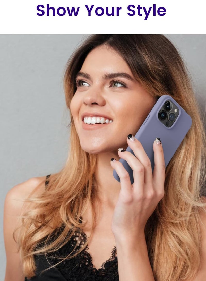 BORTONY iPhone 12 Pro Max Case Liquid Silicone Anti Scratch Anti Fingerprint Soft Silky Touch Shockproof Protective Cover 6.7 Inch - Image 5