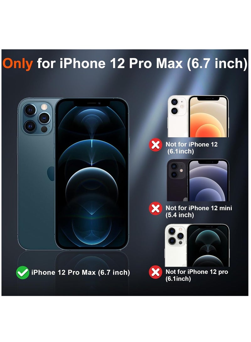 BORTONY iPhone 12 Pro Max Case Liquid Silicone Anti Scratch Anti Fingerprint Soft Silky Touch Shockproof Protective Cover 6.7 Inch - Image 2
