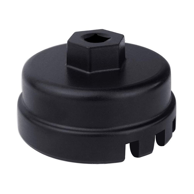Heavy Duty Oil Filter Wrench For Toyota Lexus Scion 18 Liter Engines Durable Cup Style Oil Filter Removal Socket Tool Fits Prius Prius V Corolla Matrix CT200h iM iQ xD