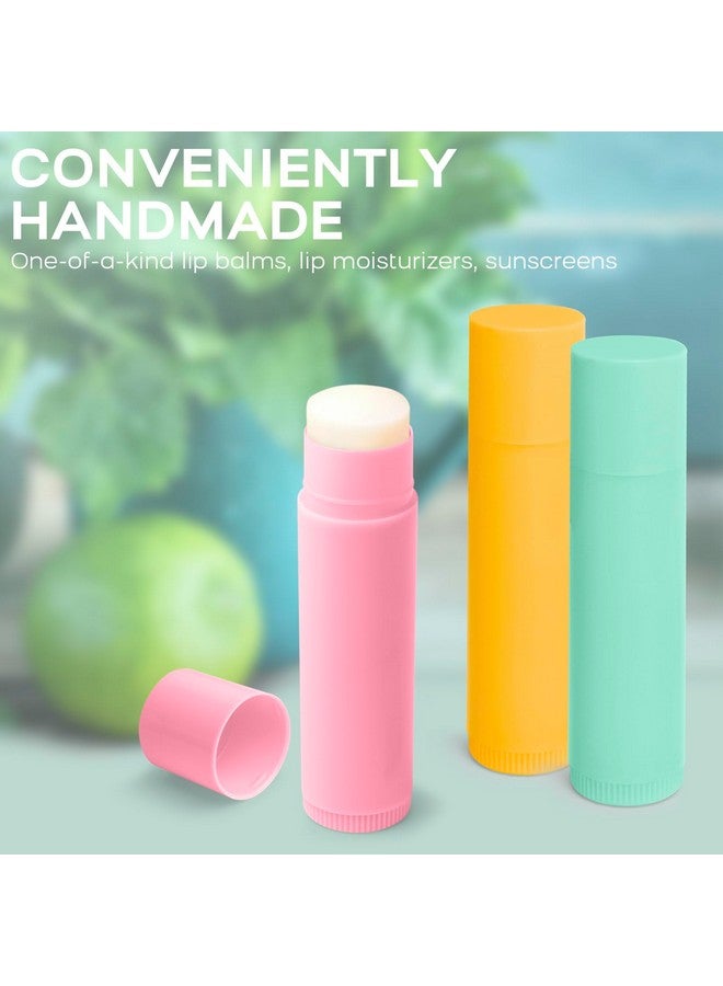 JuLand 100 Packs Empty Lip Balm Tubes Bulk Round BPA Free with Caps for DIY Lipstick homemade, 3/16 Oz (5.5 ml) Leak-Free Empty Lip Balm Containers (Black) - Image 5