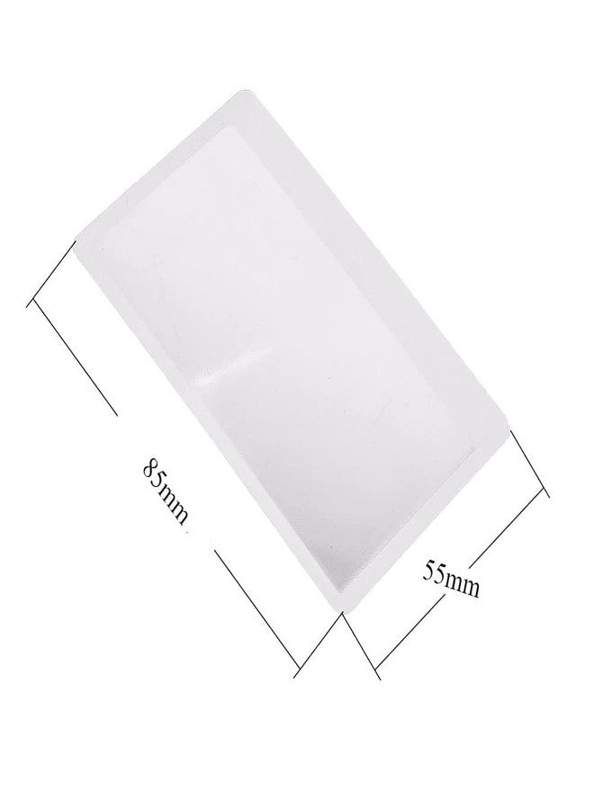 Drema Credit Card Sized Magnifying Lenses, Wallet Magnifiers 3X Lenses for Reading or Fire Starter (10Pcs) - Image 3