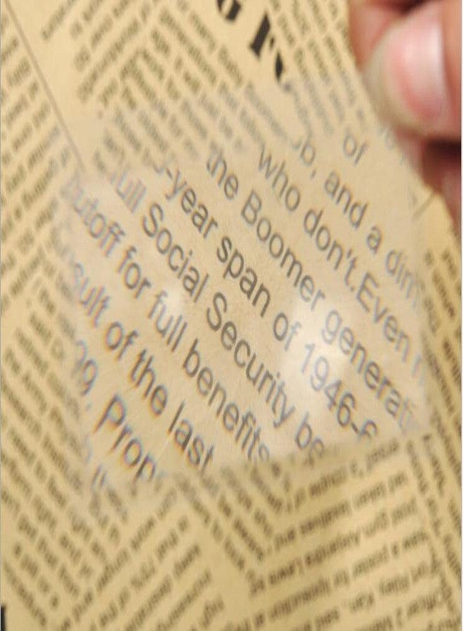 Drema Credit Card Sized Magnifying Lenses, Wallet Magnifiers 3X Lenses for Reading or Fire Starter (10Pcs) - Image 4