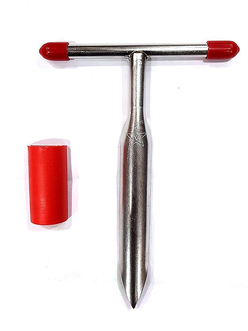 TASKHOUSE Coconut Opener Tool Stainless Steel Punch Drill Tap with Straw Coconut Water Opener Cutter - Image 2