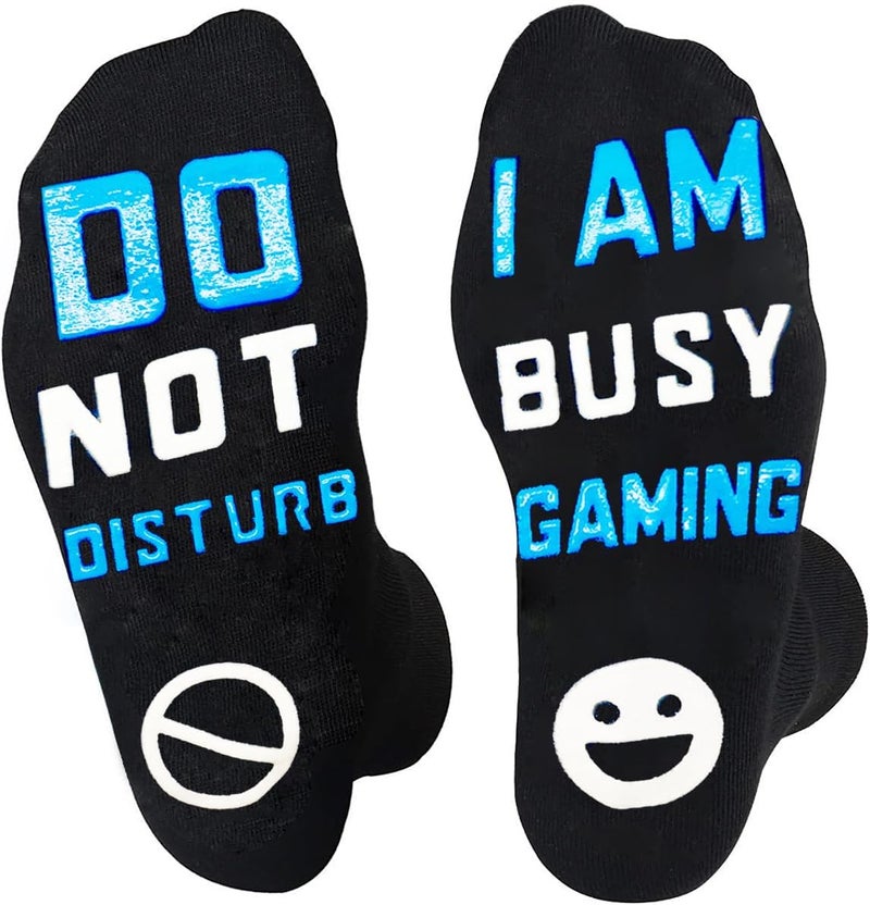 NDLBS Funny Christmas Gifts Novelty Gaming Socks Christmas Stocking Stuffers for Men Teens Boys Kids Him Adult Xmas Gifts - Image 1