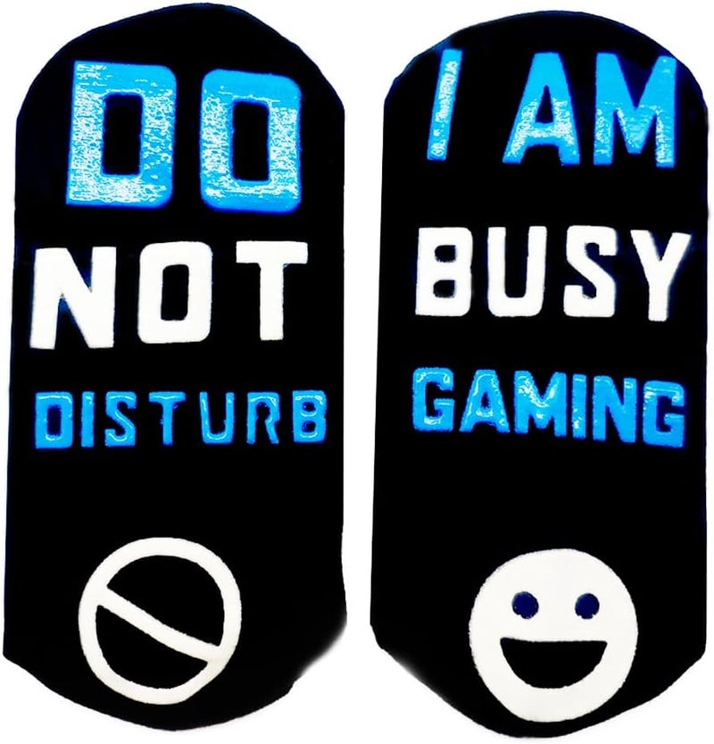 NDLBS Funny Christmas Gifts Novelty Gaming Socks Christmas Stocking Stuffers for Men Teens Boys Kids Him Adult Xmas Gifts - Image 3
