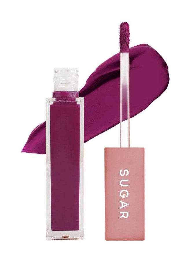 SUGAR Cosmetics - Mettle Liquid Lipstick 02 Vega (Deep Fuchsia) 7 Gms Creamy Lightweight Lipstick Lasts Up To 14 Hours - Image 1