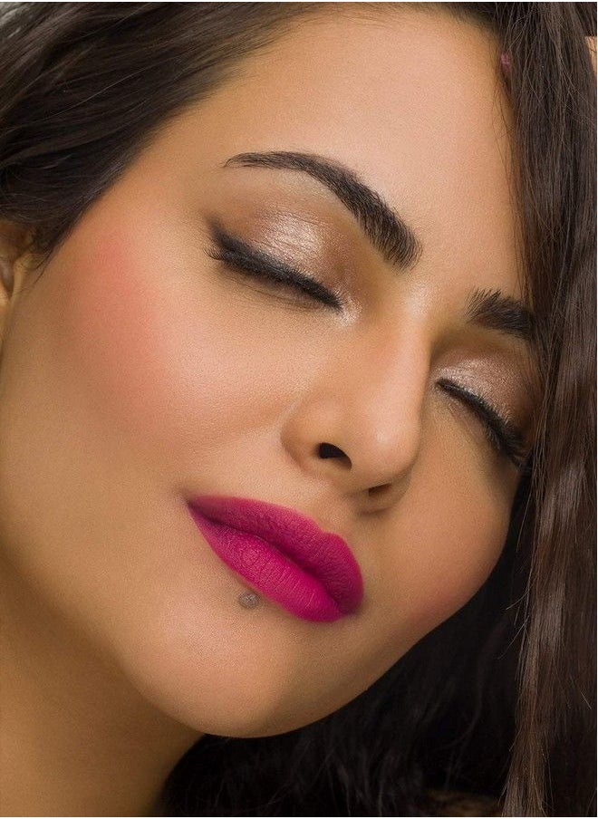 SUGAR Cosmetics - Mettle Liquid Lipstick 02 Vega (Deep Fuchsia) 7 Gms Creamy Lightweight Lipstick Lasts Up To 14 Hours - Image 1