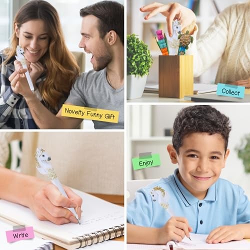 Planet Pens Pegasus Novelty Pen - Fun & Unique Kids & Adults Office Supplies Ballpoint Pen, Colorful Pegasus Horse Writing Pen Instrument For School & Office Desk Decor - Image 4