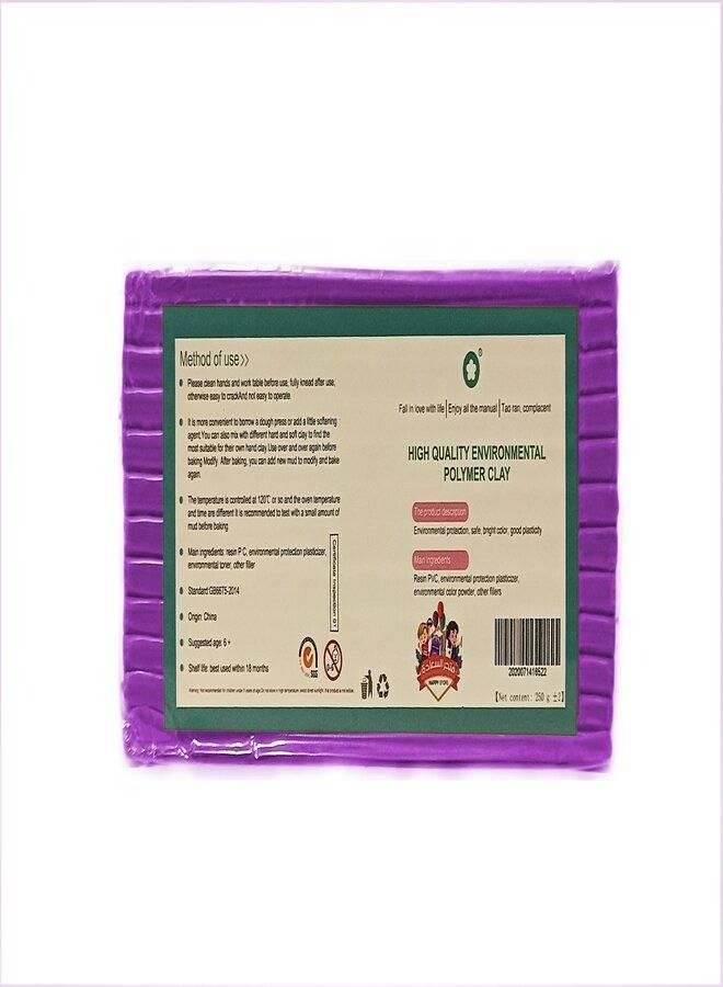 Oven Bake Polymer Clay Purple Colour