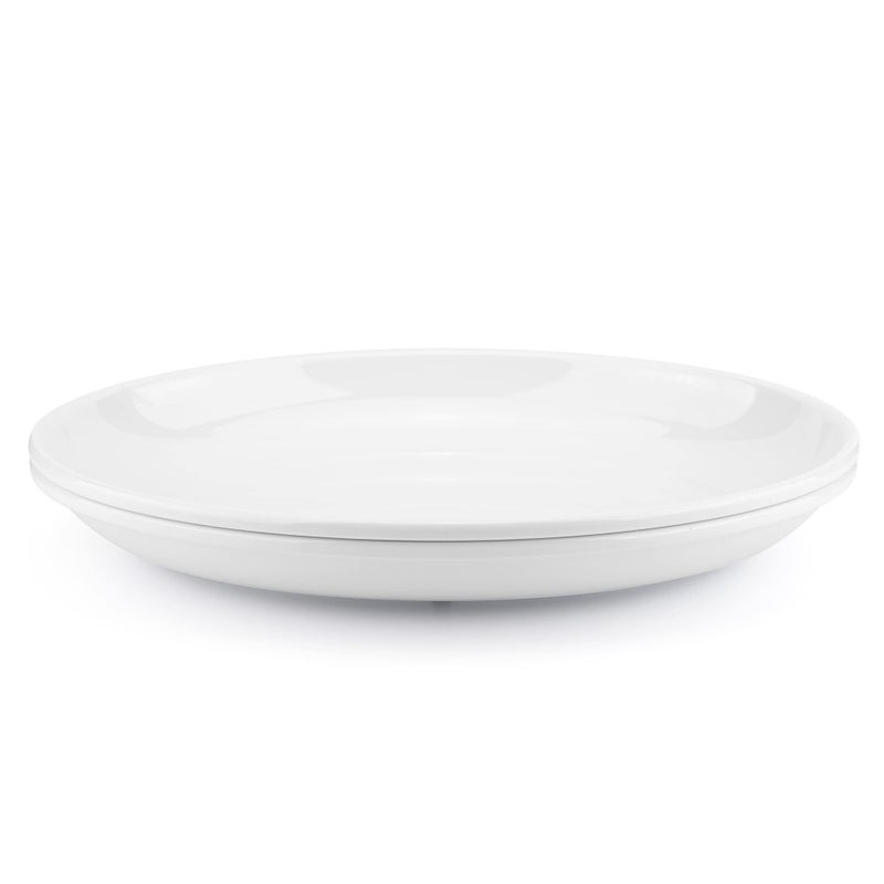KOXIN-KARLU Melamine Large Serving Platter, 16-inch Oval Serving Plates, White Serving Tray for Entertaining Party, 100% Melamine Serving Dish for Appetizers Meat Food, Set of 2 - Image 4