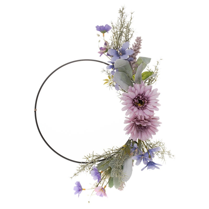 Delicate Wreath Pendant Artificial Wreath Hanging Door Wreath for Wedding - Image 1