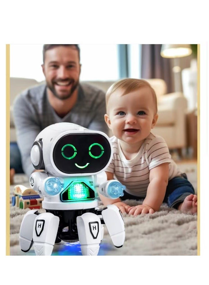 LEDMechanical Octopus Rc Robot With Colourful Led Light And Music For Kids 18cm - Image 1