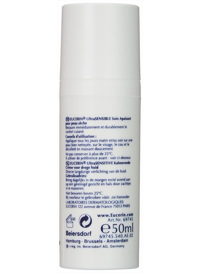 Eucerin Ultra Sensitive Dry Skin Soothing Care 50ml by Eucerin - Image 2