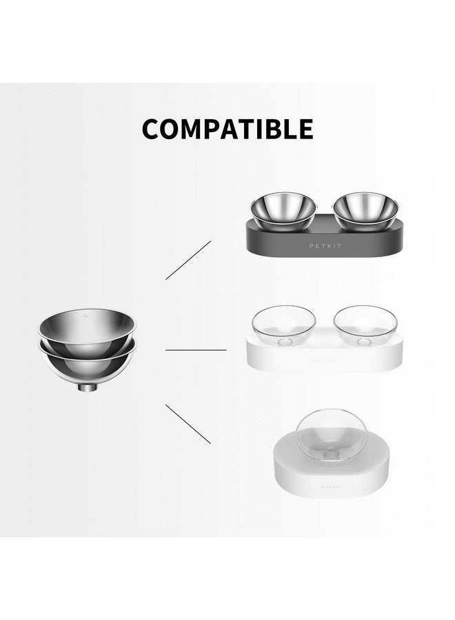 PETKIT Fresh Nano Replaced Stainless Steel Bowls (2Pcs) - Image 2