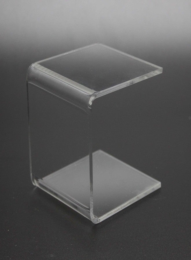 FixtureDisplays® One Riser Combo 7" Cube 3-Sided Clear Plexiglass Pedestal Lucite Acrylic Display Risers Jewelry Showcase Fixtures - 1/8" Thick 16905-7INCH - Image 5