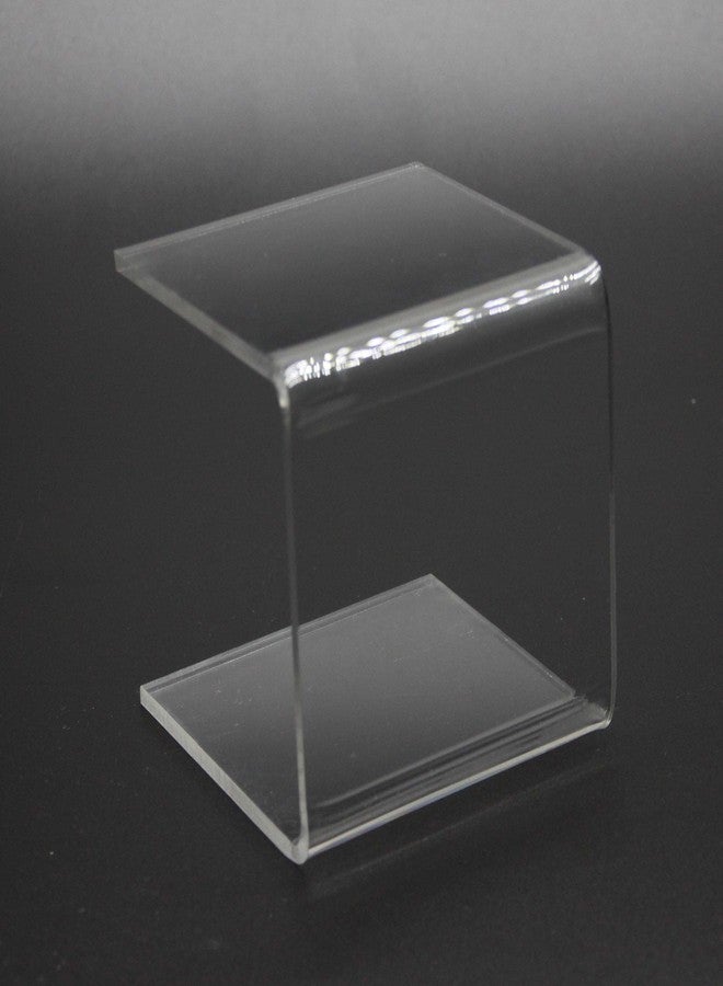 FixtureDisplays® One Riser Combo 7" Cube 3-Sided Clear Plexiglass Pedestal Lucite Acrylic Display Risers Jewelry Showcase Fixtures - 1/8" Thick 16905-7INCH - Image 4