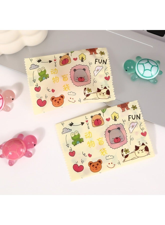 حقيبة فارغة للعب من KO Tide Play Blind Bag، رج اللون نفسه، عبوة قالب لعبة مشهورة، حقيبة سلحفاة رائعة تعمل باللمس - اللون: 4*6 نمط فواكه/100 قطعة في كل عبوة - Image 5