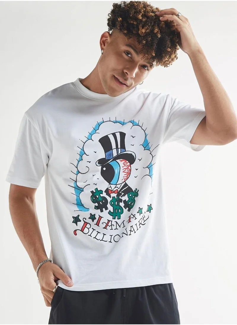 Splash FAV Graphic Crew Neck T-Shirt